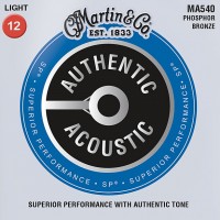 Купити струни Martin Authentic Acoustic SP Phosphor Bronze 12-54  за ціною від 410 грн.