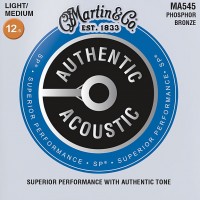 Купить струны Martin Authentic Acoustic SP Phosphor Bronze 12.5-55: цена от 370 грн.