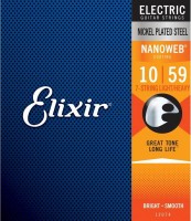 Купить струни Elixir Electric 7-String Nanoweb Light/Heavy 10-59: цена от 885 грн.