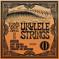 Купить струны Ernie Ball Ukulele Ball End Clear Nylon 28-40  по цене от 291 грн.