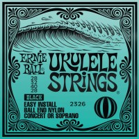 Купити струни Ernie Ball Ukulele Ball End Black Nylon 28-40  за ціною від 291 грн.