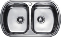 Купити кухонна мийка Haiba HB 80x49 Double  за ціною від 2700 грн.
