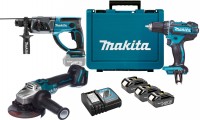 Купити набір електроінструменту Makita DLXMUA504  за ціною від 23999 грн.