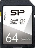 Купити карта пам'яті Silicon Power Superior SDXC UHS-I U3 V30 (64Gb) за ціною від 398 грн.