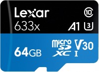 Купити карта пам'яті Lexar High-Performance 633x microSD (High-Performance 633x microSDXC 128Gb) за ціною від 514 грн.