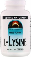 Купить аминокислоты Source Naturals L-Lysine 500 mg по цене от 713 грн.