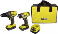 Купить набір електроінструменту Ryobi R18DDID-220S: цена от 10323 грн.