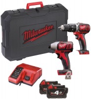 Купить набір електроінструменту Milwaukee M18 BPP2C-402C: цена от 14900 грн.