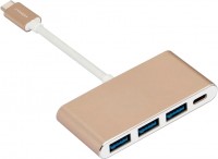 Купити кардридер / USB-хаб Momax Elite Link USB-C to 3xUSB + USB-C  за ціною від 1620 грн.