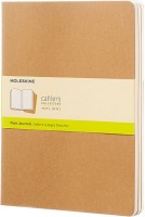 Купить блокнот Moleskine Set of 3 Plain Cahier Journals XLarge Beige  по цене от 875 грн.