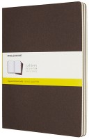 Купить блокнот Moleskine Set of 3 Ruled Cahier Journals Large Dark Brown  по цене от 675 грн.