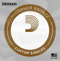 Купить струни DAddario Phosphor Bronze Single 52: цена от 135 грн.