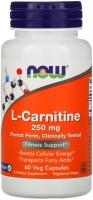 Купить сжигатель жира Now L-Carnitine 250 mg 60 cap  по цене от 409 грн.