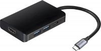 Купить картридер / USB-хаб Chieftec DSC-501  по цене от 1000 грн.