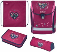 Купить школьный рюкзак (ранец) Herlitz Midi Plus Heart  по цене от 3400 грн.