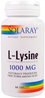 Купить аминокислоты Solaray L-Lysine 1000 mg (90 tab) по цене от 527 грн.