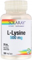 Купить аминокислоты Solaray L-Lysine 500 mg (60 cap) по цене от 354 грн.