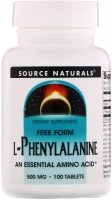 Купить аминокислоты Source Naturals L-Phenylalanine 500 mg (100 tab) по цене от 408 грн.