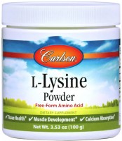 Купить аминокислоты Carlson Labs L-Lysine Powder (100 g) по цене от 384 грн.