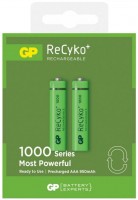 Купить аккумулятор / батарейка GP Recyko 2xAAA 1000 mAh  по цене от 129 грн.