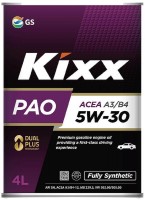 Купить моторное масло Kixx PAO 5W-30 A3/B4 4L  по цене от 2011 грн.