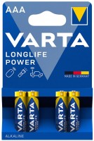 Купить акумулятор / батарейка Varta Longlife Power 4xAAA: цена от 106 грн.