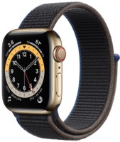 Купити смарт годинник Apple Watch 6 Steel 40 mm Cellular  за ціною від 12999 грн.