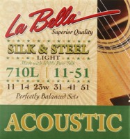 Купить струны La Bella Silk and Steel Acoustic 11-51  по цене от 780 грн.