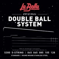 Купить струны La Bella Double Ball Steinberger Bass 5-Strings 45-128: цена от 2698 грн.