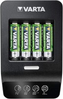 Купити зарядка для акумуляторної батарейки Varta LCD Ultra Fast Plus Charger + 4xAA 2100 mAh  за ціною від 4010 грн.
