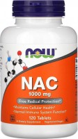 Купити амінокислоти Now NAC 1000 mg (120 tab) за ціною від 1081 грн.