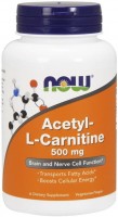 Купить сжигатель жира Now Acetyl L-Carnitine 500 mg 50 cap  по цене от 459 грн.