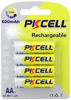 Купить акумулятор / батарейка Pkcell 4xAA 600 mAh: цена от 182 грн.