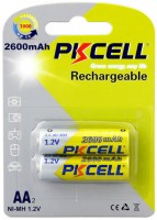 Купить акумулятор / батарейка Pkcell 2xAA 2600 mAh: цена от 108 грн.