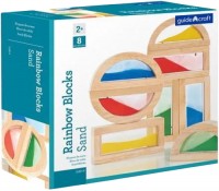 Купить конструктор Guidecraft Rainbow Blocks Sand G3014  по цене от 1926 грн.