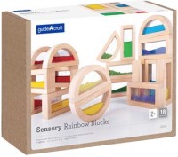 Купить конструктор Guidecraft Sensory Rainbow Blocks G3020  по цене от 2175 грн.