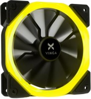 Купить система охлаждения Vinga LED fan-01 yellow  по цене от 139 грн.