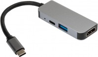 Купить картридер / USB-хаб Vinga VCPHTC3AL  по цене от 459 грн.