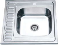 Купить кухонна мийка Zerix 60x60 0.6/160 R Z6060R-06-160E: цена от 1241 грн.