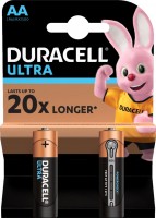 Купить акумулятор / батарейка Duracell 2xAA Ultra MX1500: цена от 99 грн.