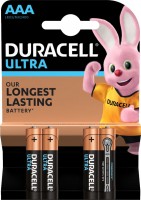 Купити акумулятор / батарейка Duracell 4xAAA Ultra MX2400 за ціною від 215 грн.
