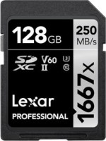 Купити карта пам'яті Lexar Professional 1667x SDXC (128Gb) за ціною від 2222 грн.