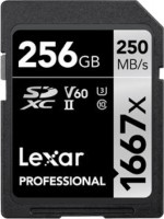 Купить карта памяти Lexar Professional 1667x SDXC (256Gb) по цене от 3848 грн.