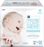 Купить подгузники Nature Love Mere Magic Slim Fit Diapers NB S по цене от 535 грн.