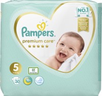 Купить подгузники Pampers Premium Care 5 (/ 30 pcs) по цене от 395 грн.