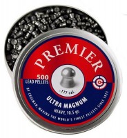 Купить кулі й патрони Crosman Premier Ultra Magnum Domed 4.5 mm 0.68 g 500 pcs: цена от 529 грн.