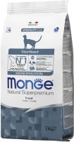 Купить корм для кошек Monge Speciality Line Monoprotein Sterilised Trout 1.5 kg  по цене от 560 грн.
