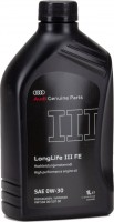 Купить моторное масло VAG Audi LongLife III FE 0W-30 1L: цена от 458 грн.