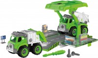 Купить конструктор DIY Spatial Creativity Garbage Truck and Dump Truck LM9048-1A  по цене от 429 грн.