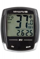 Купить велокомпьютер / спидометр M-Wave M12  по цене от 570 грн.